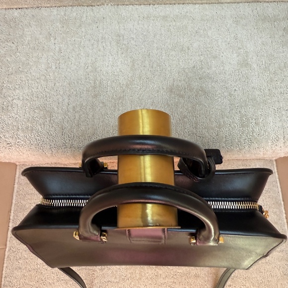 YSL Calfskin Monogram Baby Cabas Black - Picture 5 of 14